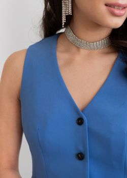 Жилет синий SOULCOAT