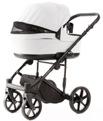 Детская коляска Adamex Locco Light Deluxe 3 в 1 LL-SA01 (БЕЛ.КОЖА)