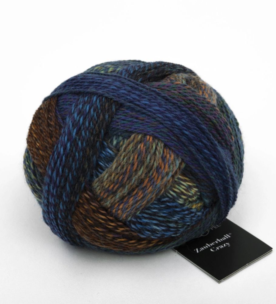 Пряжа Crazy Zauberball (2623/Раняя пташка), 420м/100гр