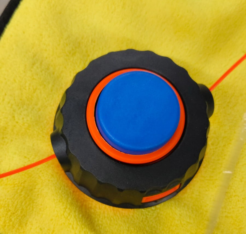 Катушка для триммера (разборная) с син. кнопкой Малая (1 шт)