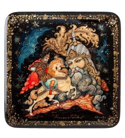 Народные промыслы ШК-45/18 Шкатулка «Руслан и голова» Орлова