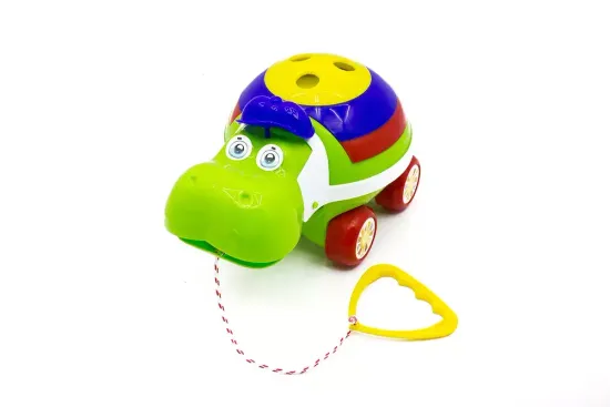 Каталка ГИППО ПАЗЛ на веревочке