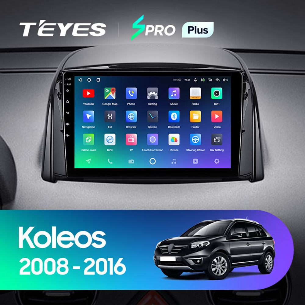 Teyes SPRO Plus 9" для Renault Koleos 2008-2016