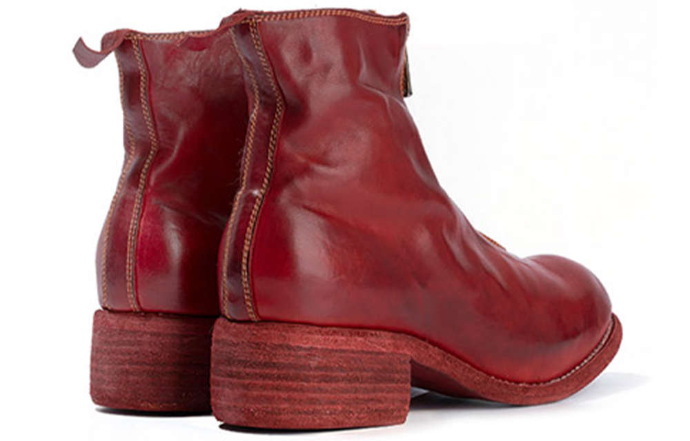 GUIDI Ankle Boots Women"s Red