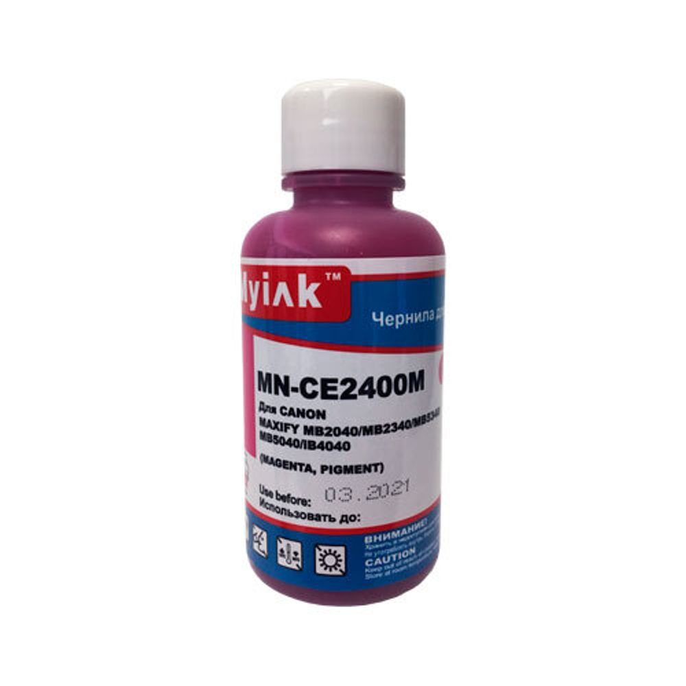 Чернила для CANON PGI-1200/2400/2500/2700/2800/2900 (100мл, magenta, Pigment) CE2400M MyInk