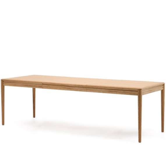 Раздвижной стол Lenon из натурального массива дуба и шпона 160(240)x90