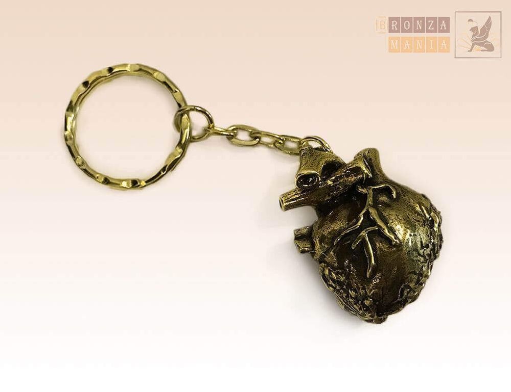 брелок - шкатулка Сердце с кубиком решением