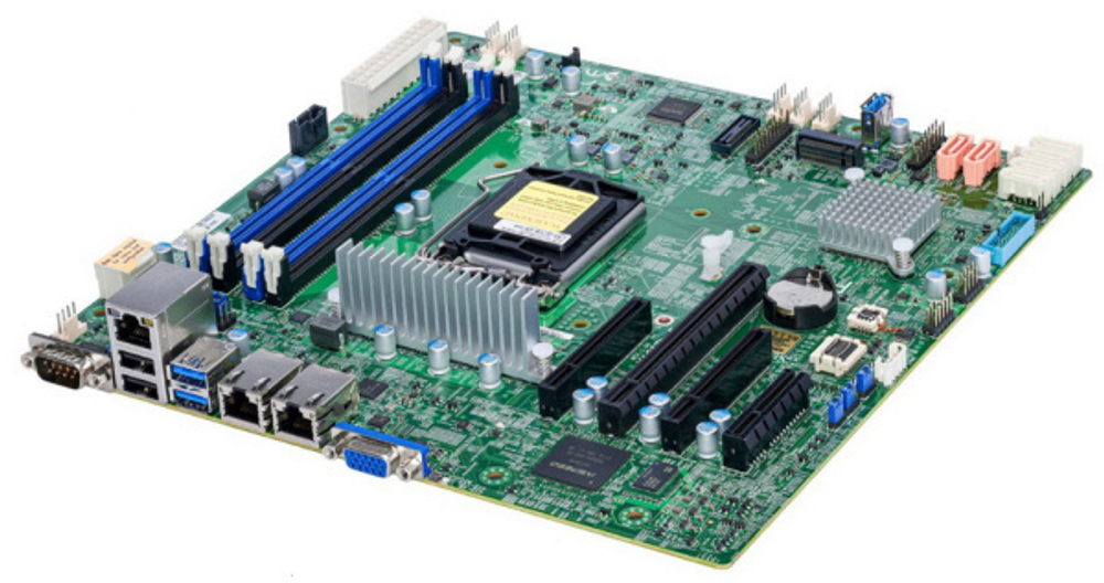Материнская плата mATX Supermicro MBD-X12STL-F-B