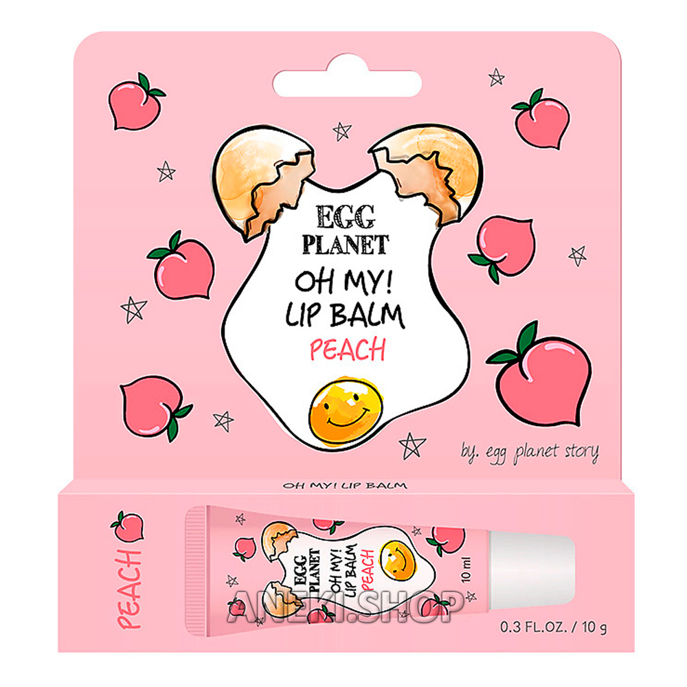 Бальзам для губ с персиком 10 г Daeng Gi Meo Ri Egg Planet