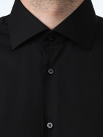 Сорочка мужская VESTER длинный рукав, цвет черный, бамбуковое волокно 58218 09