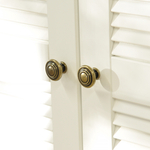 Шкаф для одежды 89х40х195, Асти, распашной, в прихожую, спальню, детскую, из МДФ и натурального дуба, белый, Dipriz