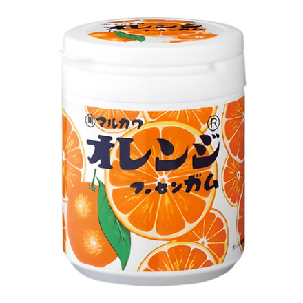 Жевательная резинка Marukawa "Orange Bottle Gum"(апельсин), 130 г