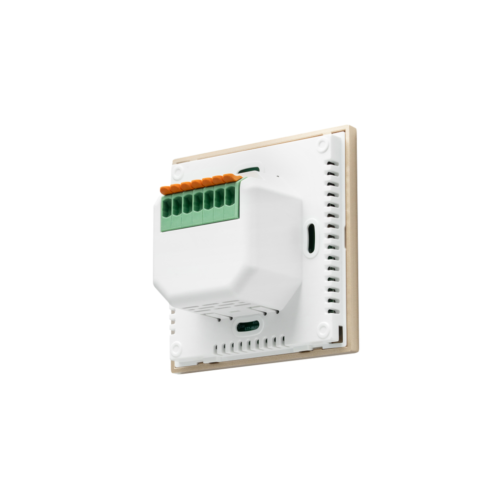 Терморегулятор электронный Теплолюкс Solus Zen Wi-Fi белый/золото