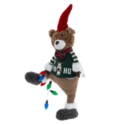 GAEM Игрушка набивная с подсветкой "Медвежонок" (2хAAA н/п), L31 W11,5 H60/47 см