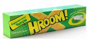 Чипсы Hroom со вкусом сметана - зелень 40 гр