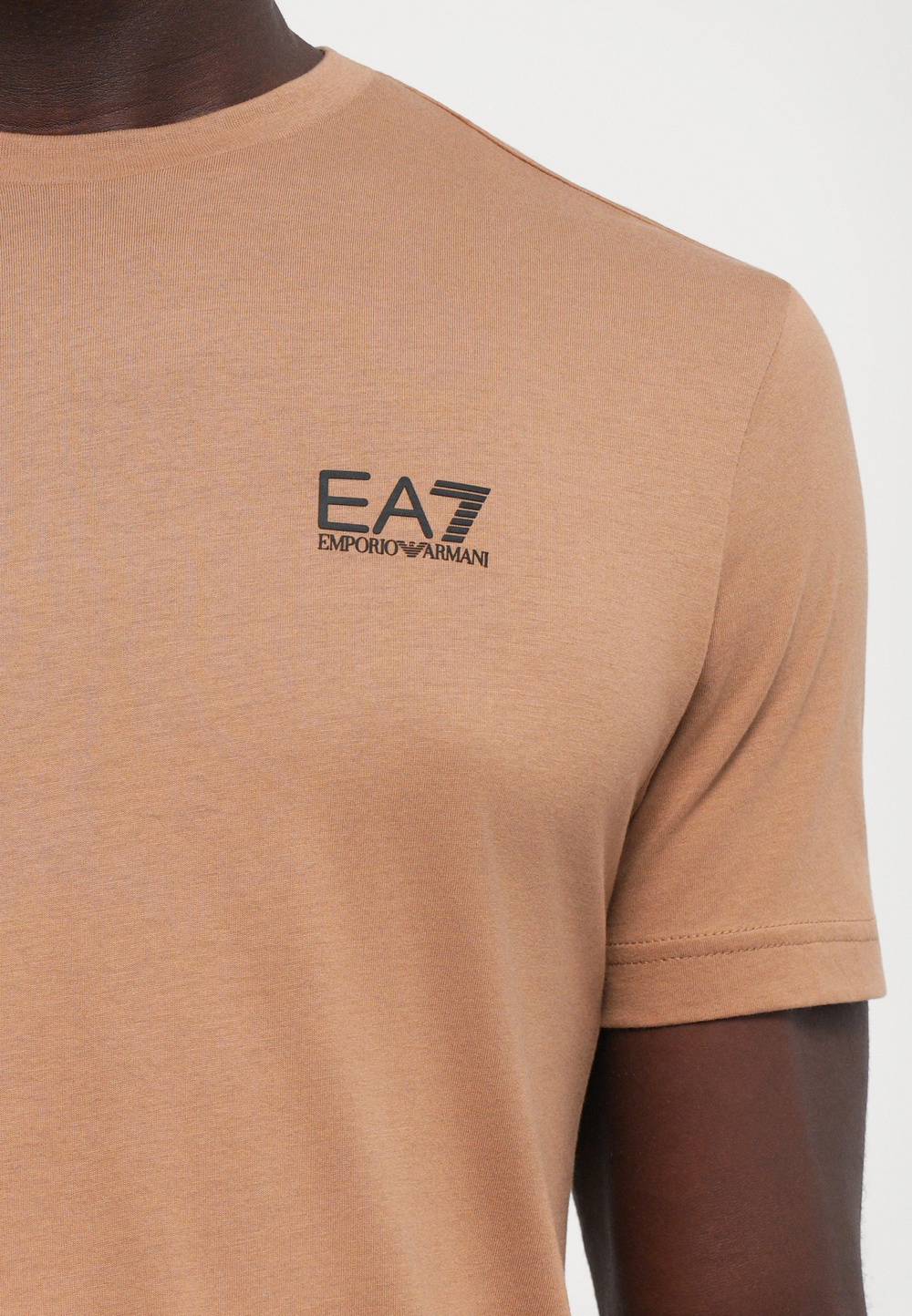 EA7 Emporio Armani UNISEX - Базовая футболка - тигровый глаз/песок
