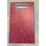 Доска разделочная пластиковая «Каменная крошка» 22*37см, красная