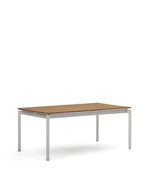 Уличный раздвижной стол Canyelles из полистирола и алюминия светло-серого цвета, 180 (240) x 100