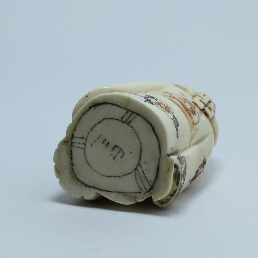 Нэцкэ Дзюродзин с бочкой