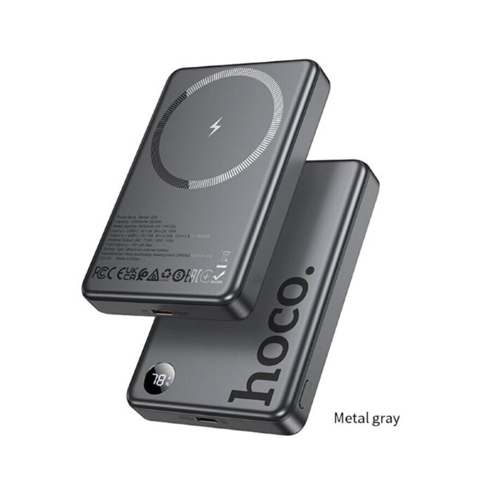 Q34 Clever PD20W magnetic fast charging power bank with digital display(10000mAh)
