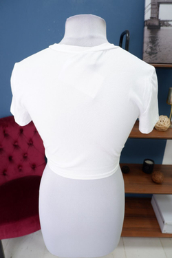 Кроп-топ Shein с принтом 46 размер