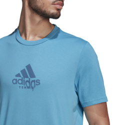 Футболка мужская теннисная Adidas Ten Game M - blue