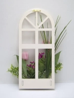 Панно на стену для интерьера "Окно с цветами"