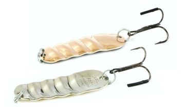 Блесна КОЛЕБАЛКА ПИТЕР Шведский атом (14 г цвет Желто/Белый)