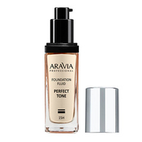 Увлажняющей тональный крем для естественного сияния кожи #02 Светло-бежевый Aravia Professional Foundation Perfect Tone Rosy Beige 30мл