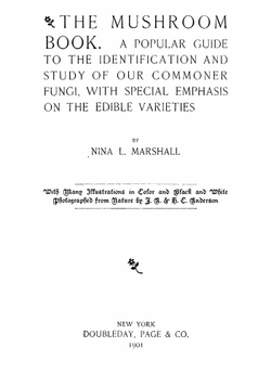 The mushroom book | Nina Lovering Marshall