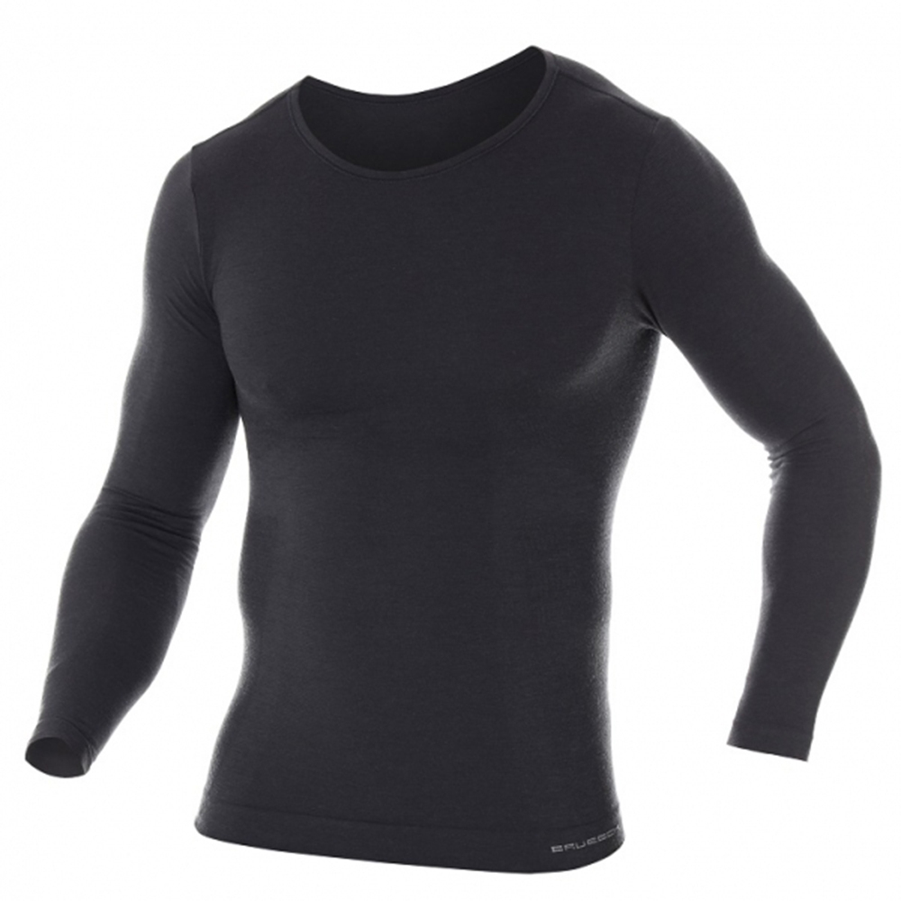 Термобелье мужское Brubeck футболка с длинным рукавом шерсть мериноса COMFORT WOOL
