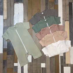 Полукомбинезон-песочник на молнии Сахар RinaAmari