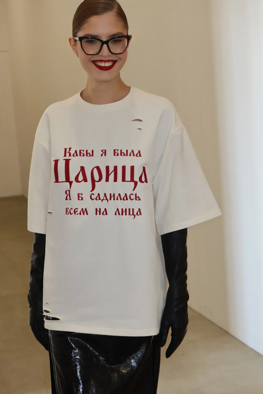 Футболка "Ка бы я была", Молочный