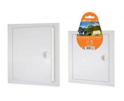 Люк ревизионный с ручкой 150х150, белый SQ1807-0420