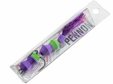 Приманка джиг. LJ PENNON TIPSYWORM фиол./зел. в блистере