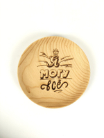 Тарелка деревянная мотивационная "Я могу всё"