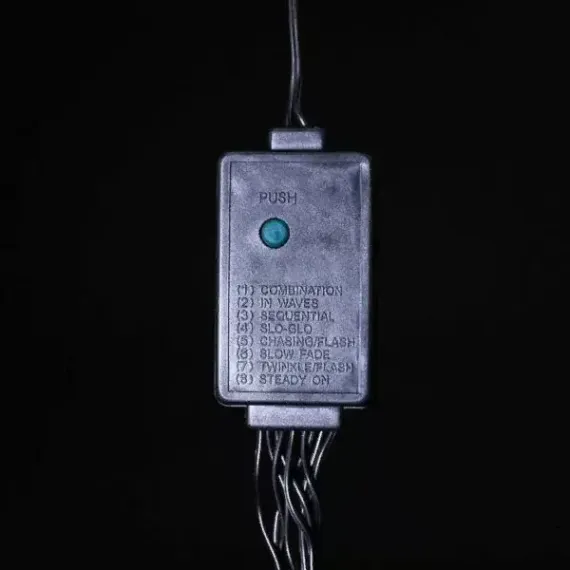 Контроллер для силиконовых нитей с возможностью управления и тройным разветвителем, 24В., провод черный каучук, IP65, Beauty Led (EF8-1A-3)