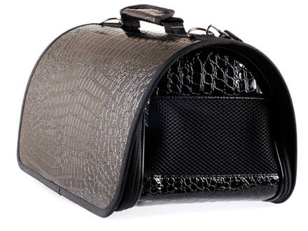 Сумка-переноска "Euro чёрный крокодил" кож. зам. ВАКА