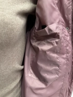 Пальто с капюшоном демисезонное