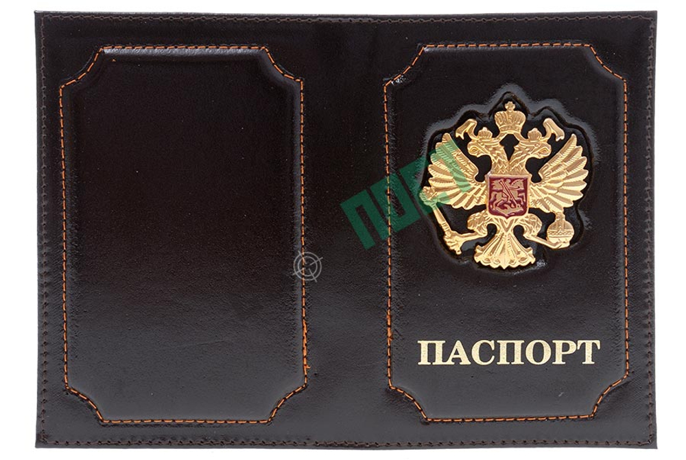 Обложка для паспорта со значком