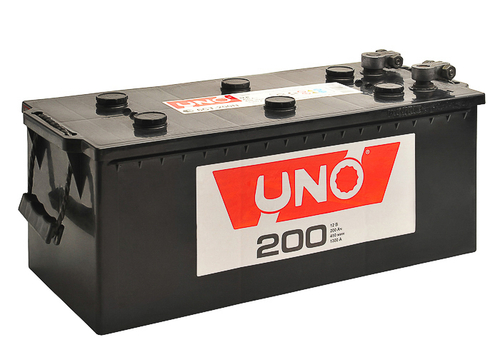 Аккумулятор 6СТ-200 А.ч., п.п., L+ UNO