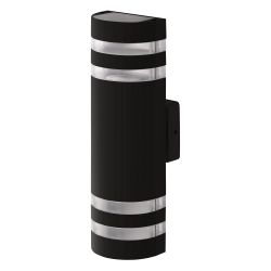 UUL-S16A 2x60W-E27 IP65 BLACK Светильник уличный. под две лампы Е27. Архитектурный накладной. Корпус черный. TM Uniel