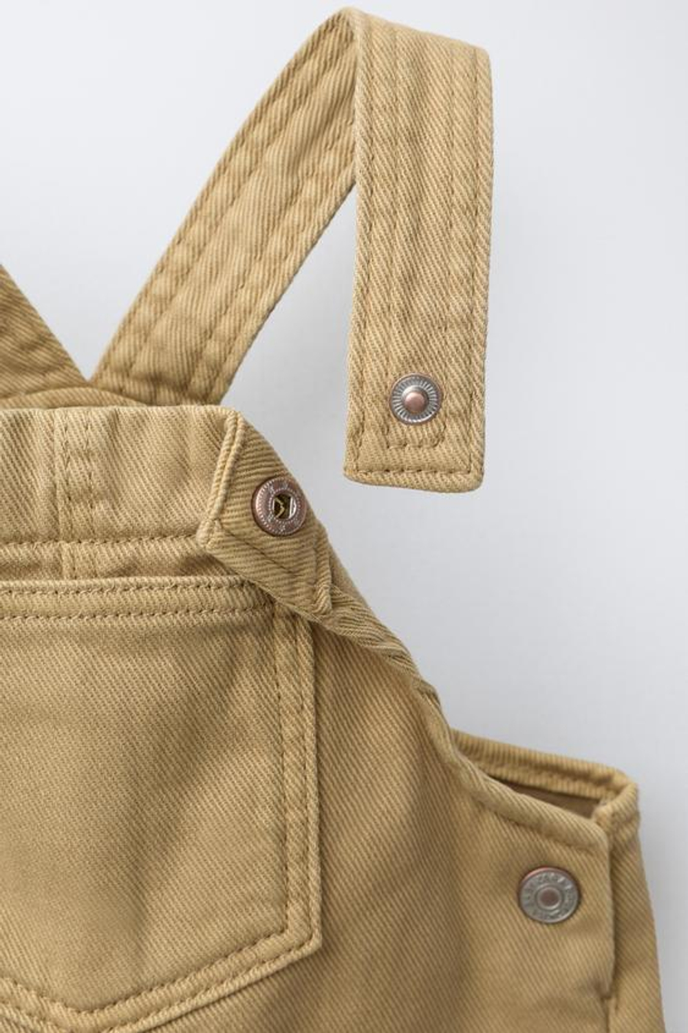 ZARA ДЛИННЫЙ ОДНОТОННЫЙ КОМБИНЕЗОН ИЗ САРЖИ, БЕЖЕВЫЙ