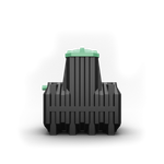 Септик Мультпласт Термит Трансформер 1.3 PR 1300 л. горизонтальный / 500 л. в сутки / 2 чел. / принудительный сброс (1635x785x2000см;103кг;черный) - арт.555477