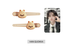 Заколки + карта Stray Kids dominATE SEOUL - SKZOO HAIR CLIP