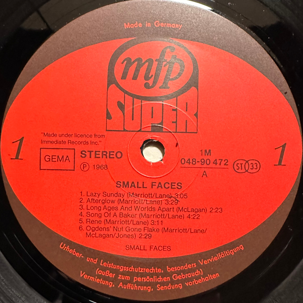 Small Faces - Small Faces (Германия)
