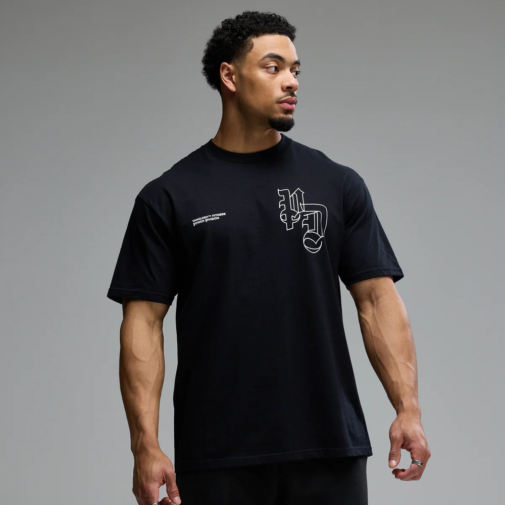 Футболка VANQUISH Revolve Power Oversized T-Shirt Black