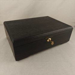 Шкатулка "Тройка" с ручной росписью Палех 30х22 см