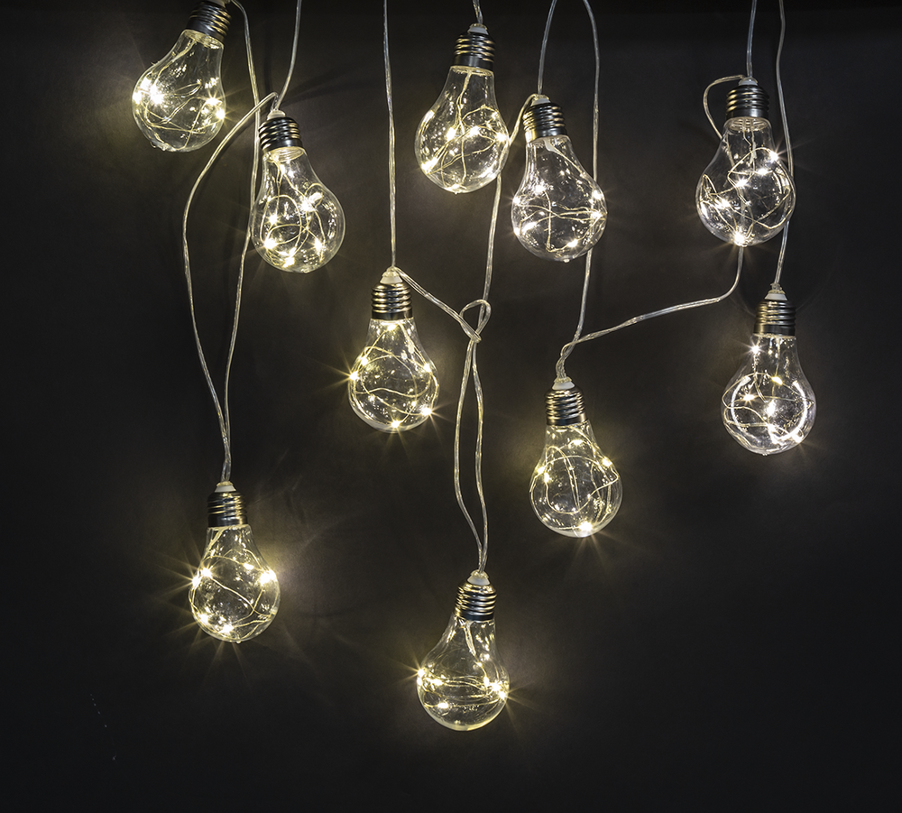 Гирлянда Navigator 93 676 NGF-D024-03 (лампочки WW 100 3м IP20 3АА)