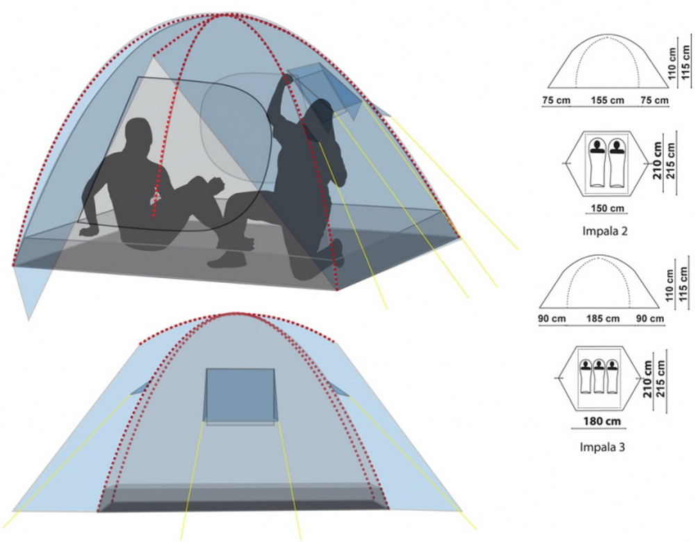 Палатка IMPALA 3